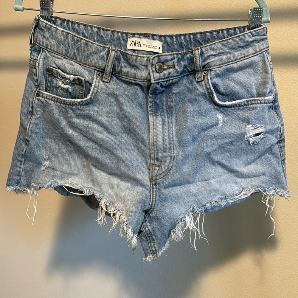 Zara denim shorts